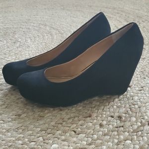 A.N.A Black wedge